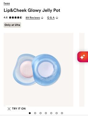 Fwee Lip & Cheek Glowy Jelly Pot - JH00 Sugar Powder